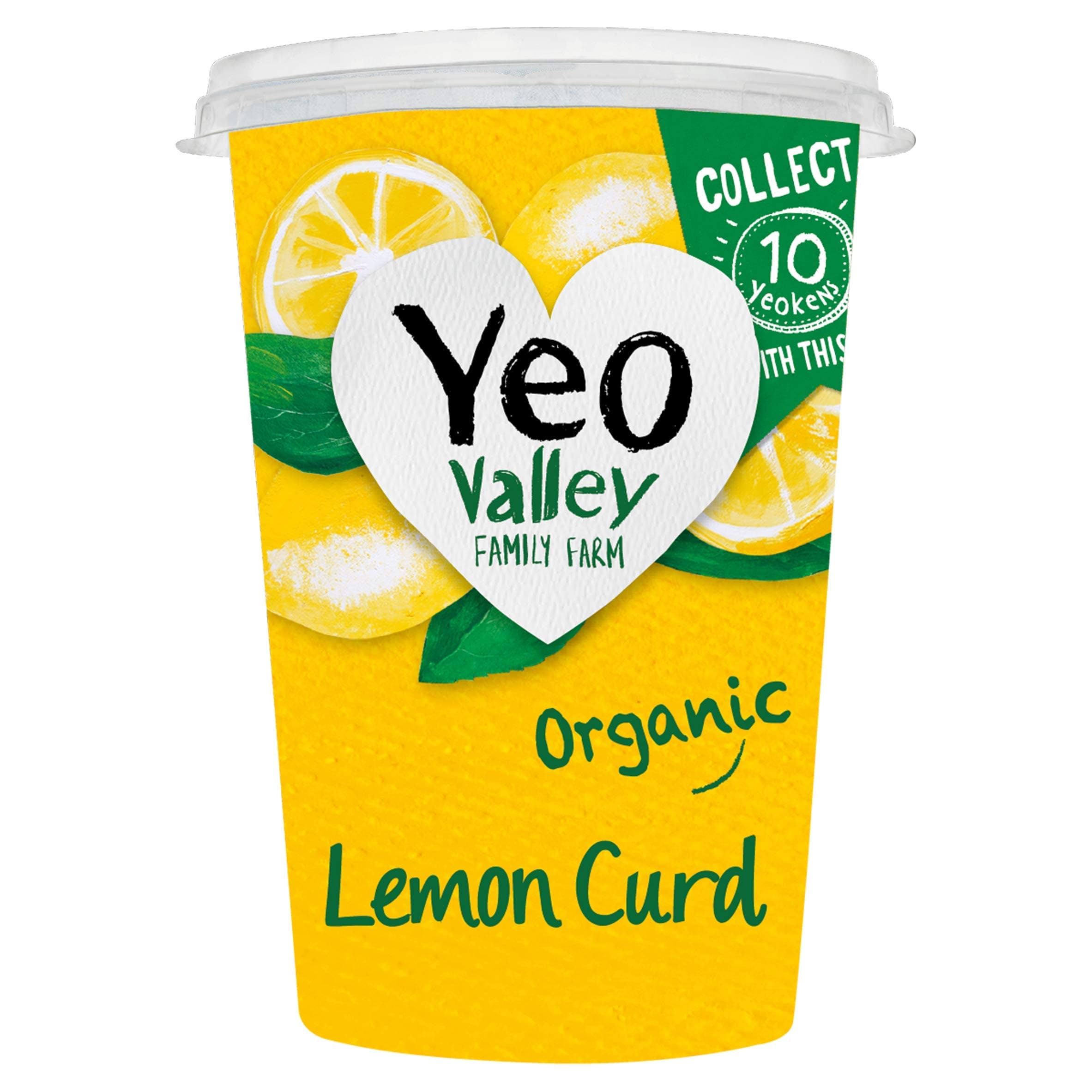 Yeo Valley Organic Whole Milk Lemon Curd Yoghurt, 450g