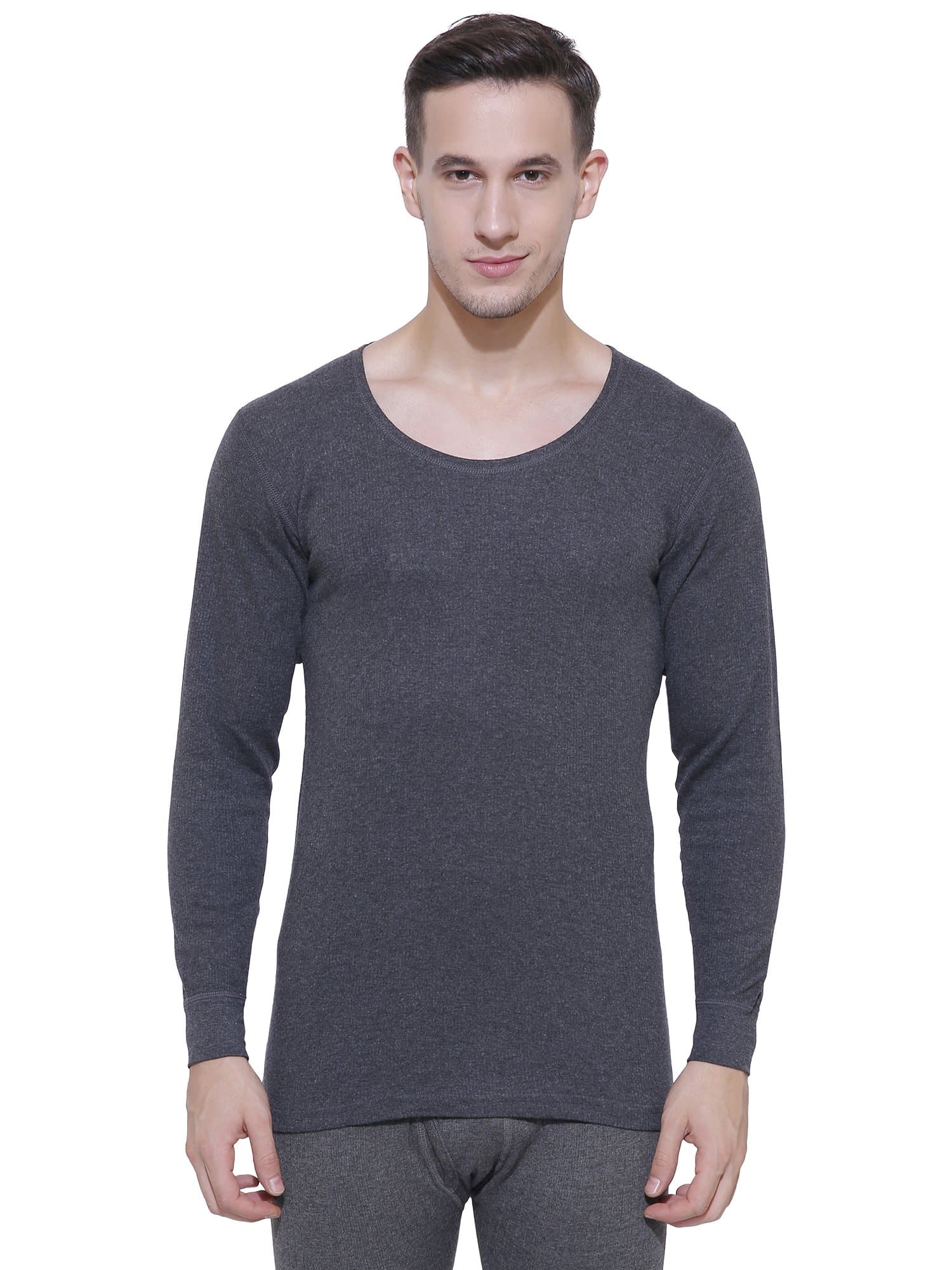 - Bodycare Melange Solid Men Thermal Top