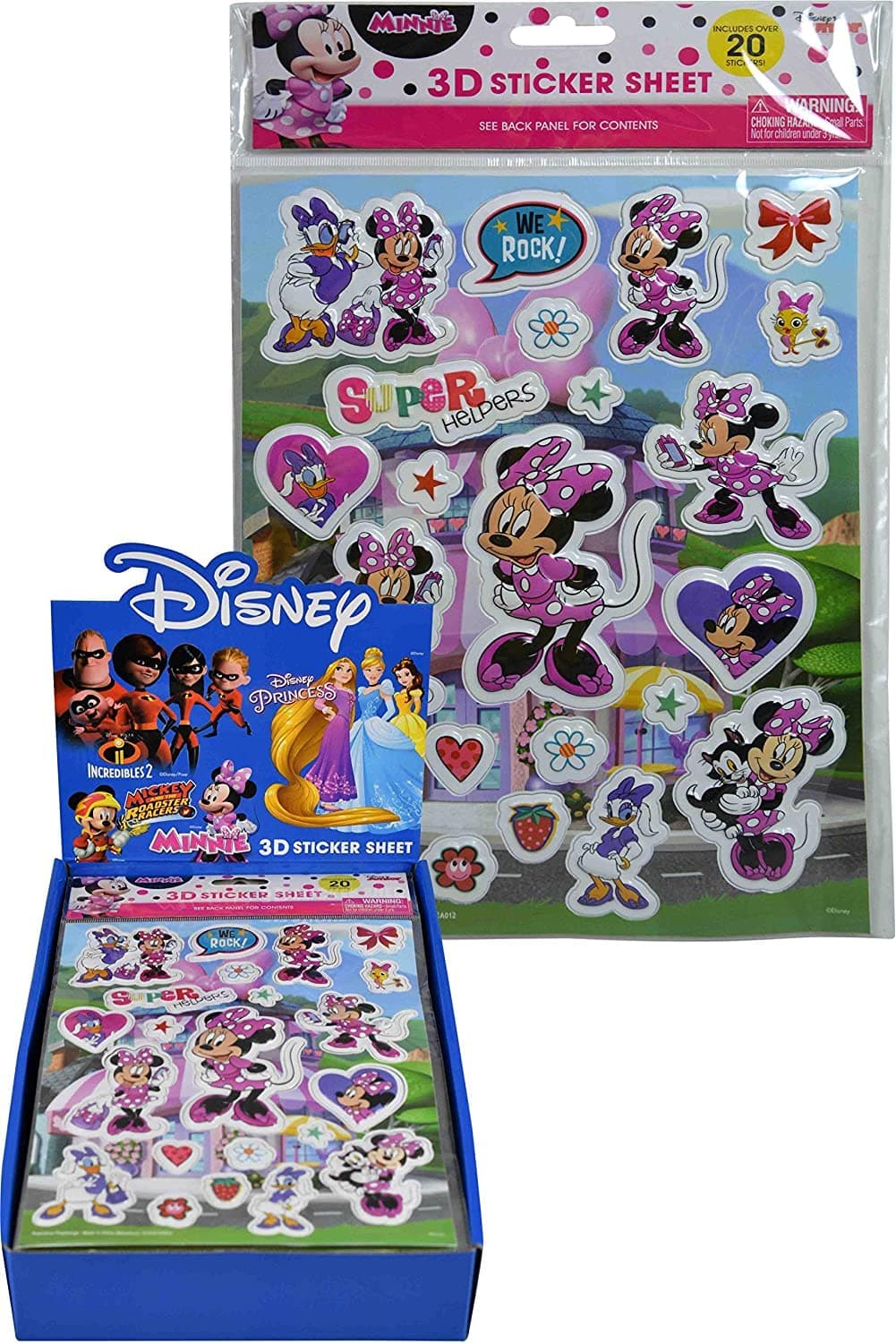 UPD Minnie Mouse Raised Stickers (1)