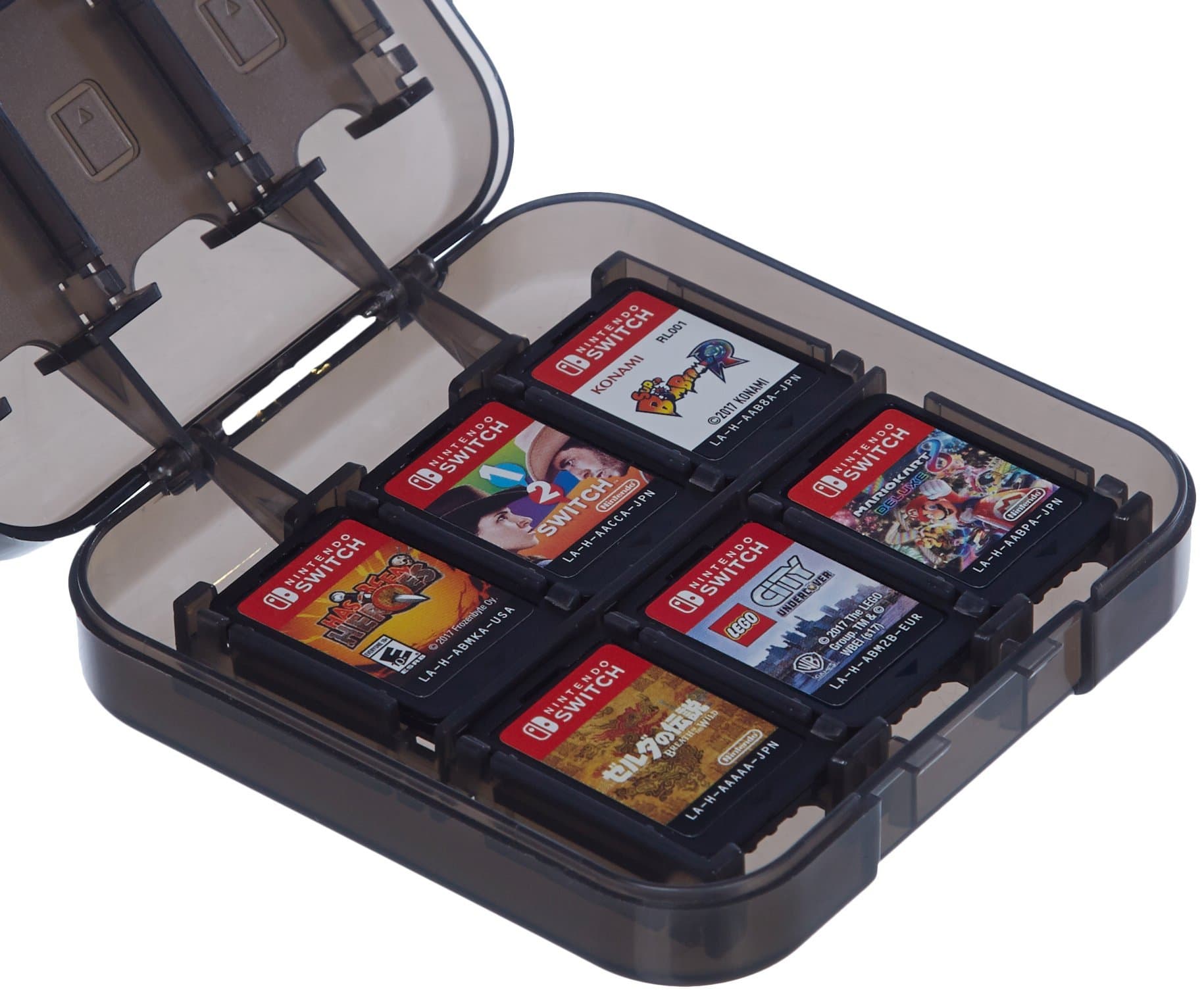 Amazon Basics Game Storage Case for Nintendo Switch - Black