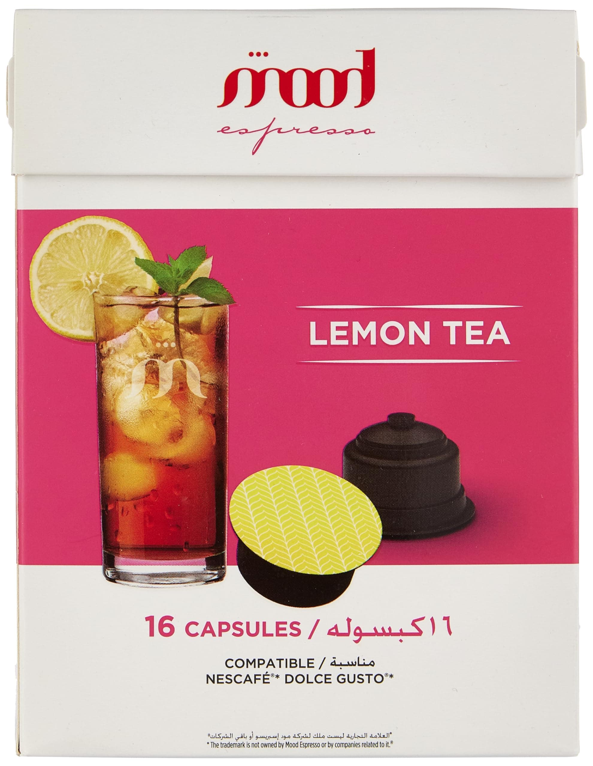 Coffee Capsules Dolce Gusto Lemon Tea Coffee Capsules - 128 g