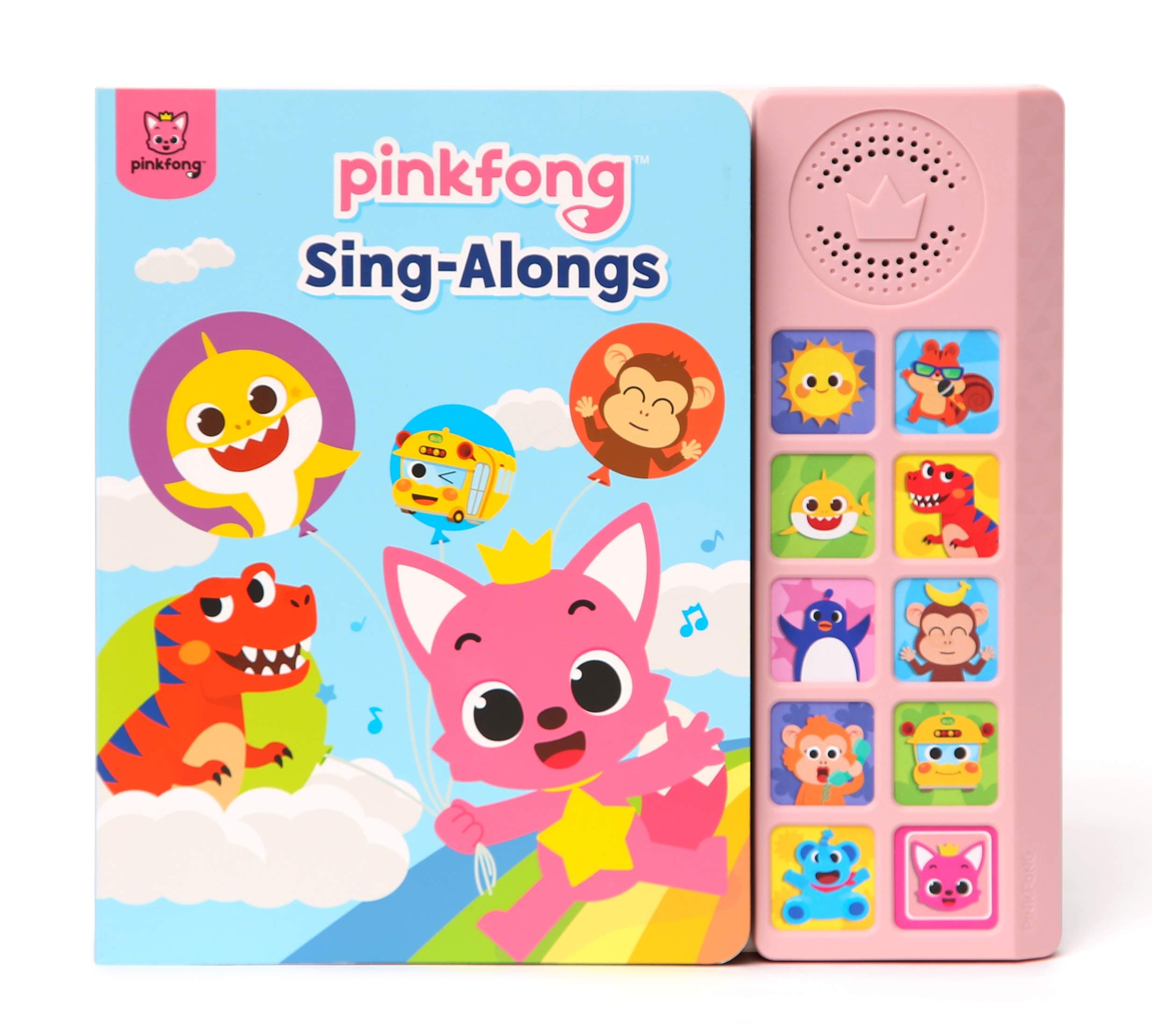 Pinkfong Sing-Alongs 10 Button Sound Book, Baby Shark Nursery Rhymes, Children's Sound Books, Interactive Learning Books for Toddlers, Learning & Education Toys, Baby Shark Gifts for Kids