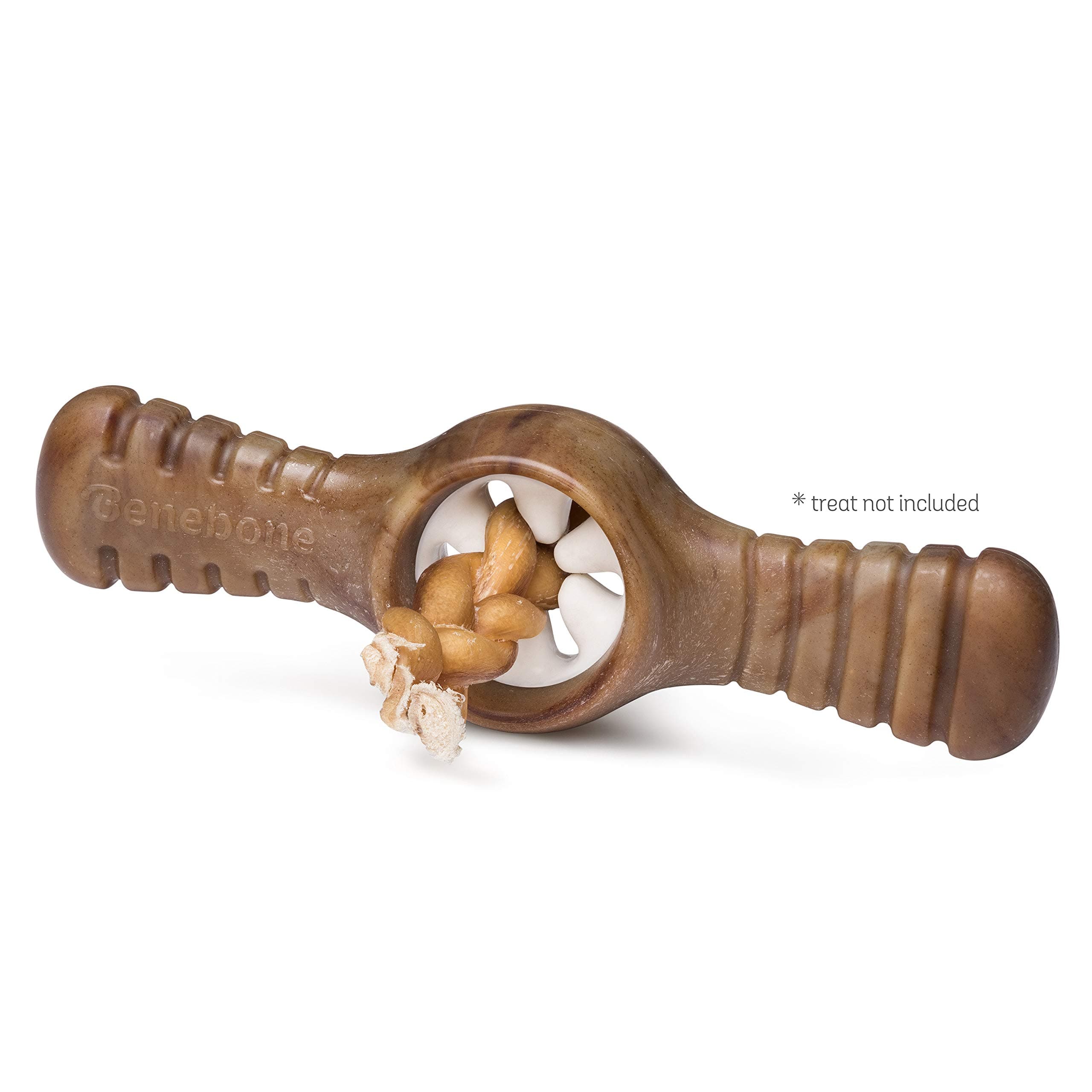 BeneboneIndestructible Interactive Pawplexer Dog Chew Toy for Aggressive Chewers, Long Lasting Tough Boredom Breaker for Dogs, Real Bacon Flavour, For Large Dogs, Made in the USA.