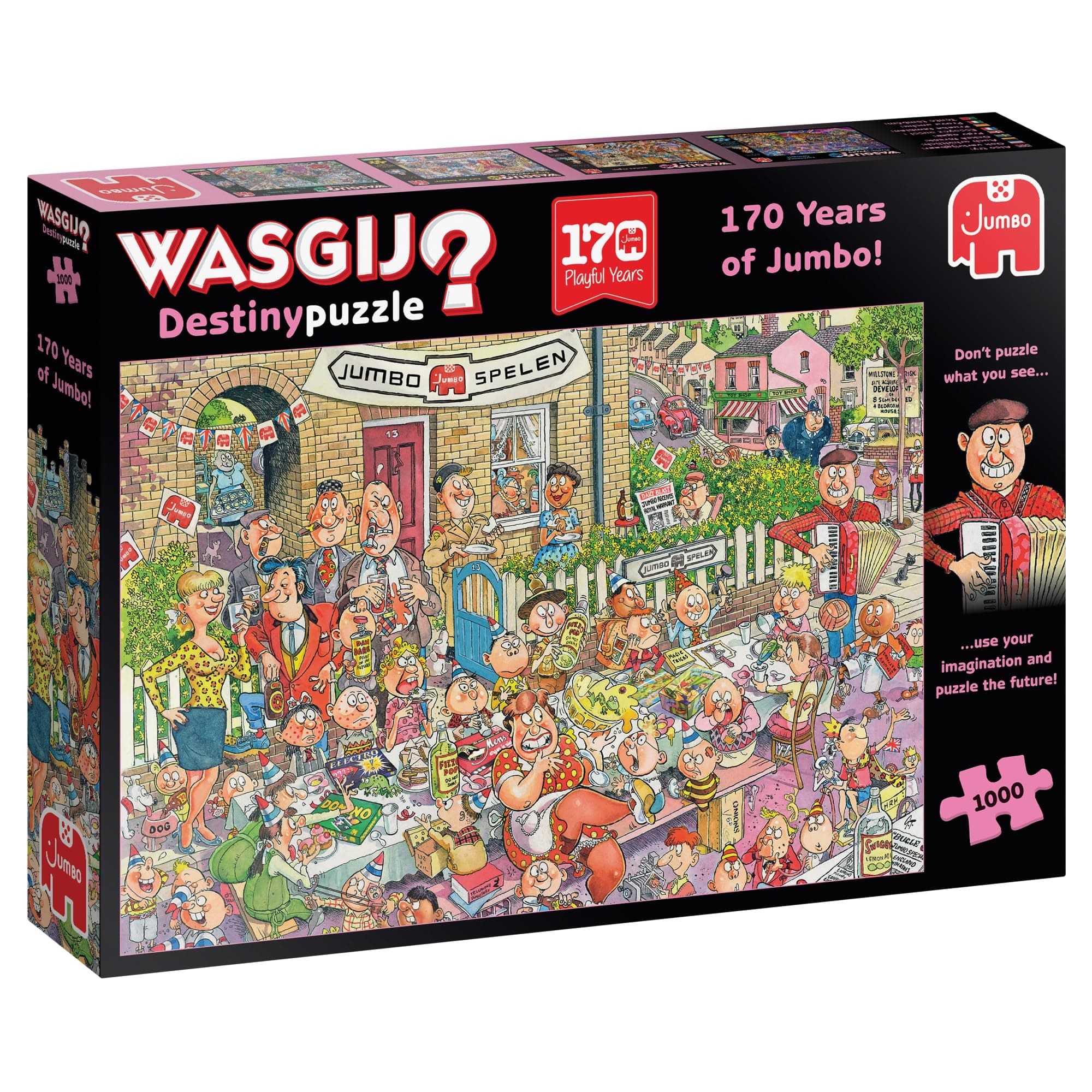 WasgijDestiny, 170 Year Special Edition - 1000 Piece Jigsaw Puzzles for Adults - Fun, Challenging & Brainteasing Adults Jigsaw Puzzle - Puzzle The Future - 100% Recycled Cardboard - 1000pcs - Jumbo
