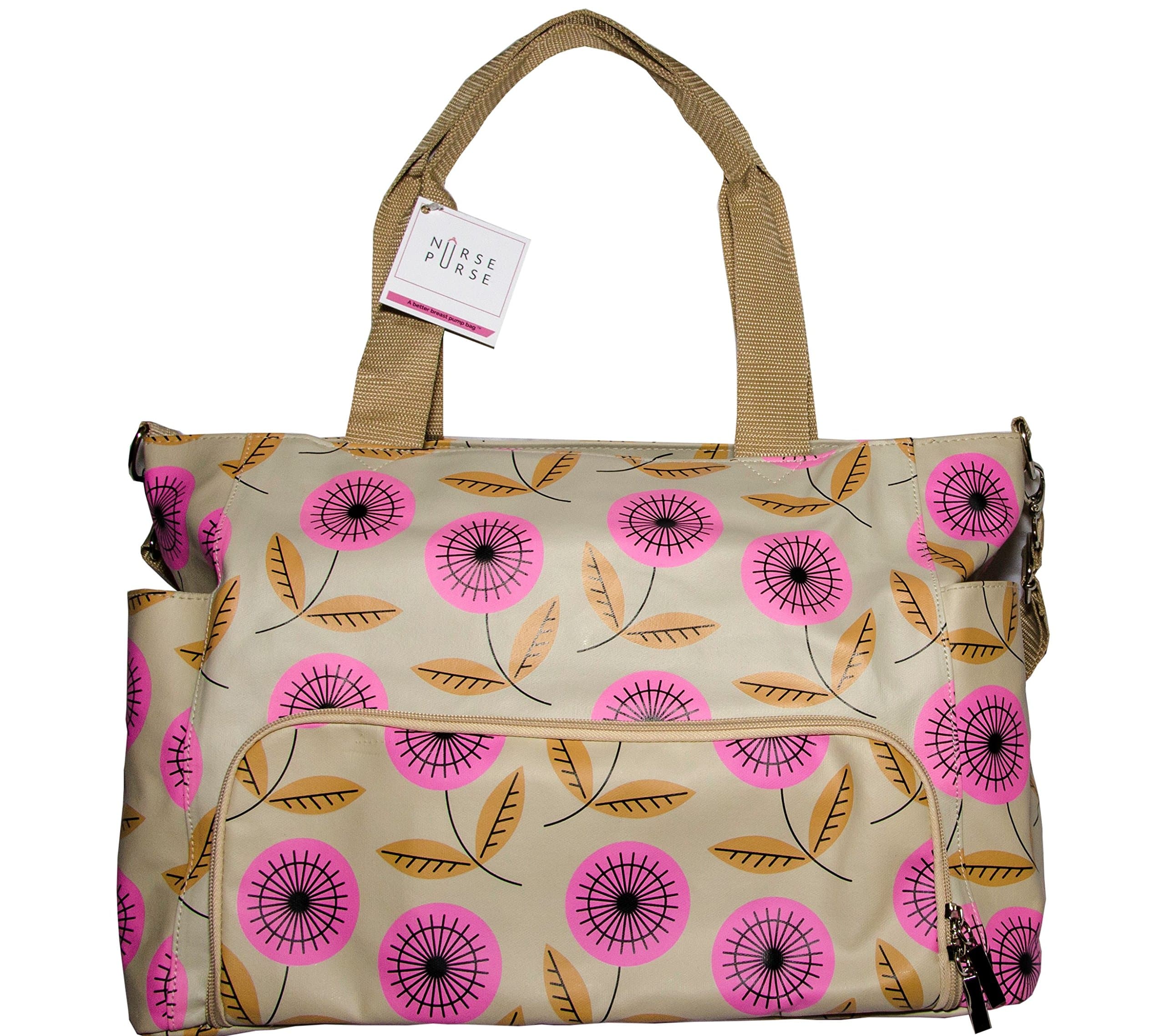 Nurse Purse Breast Pump Bag - Poppy