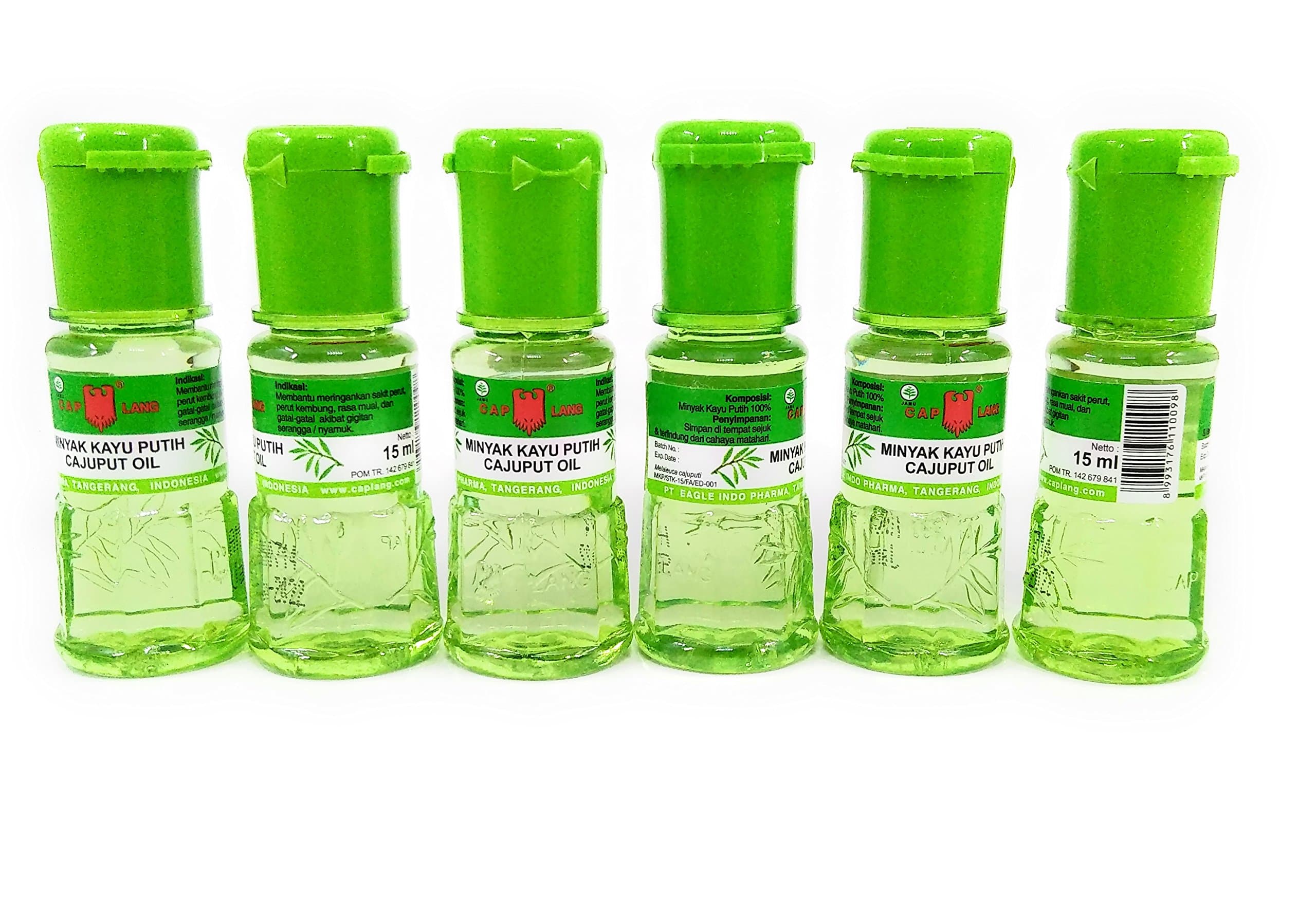 Eagle Brand Kayu Putih Cajuput Oil, 15ml (Pack of 6)