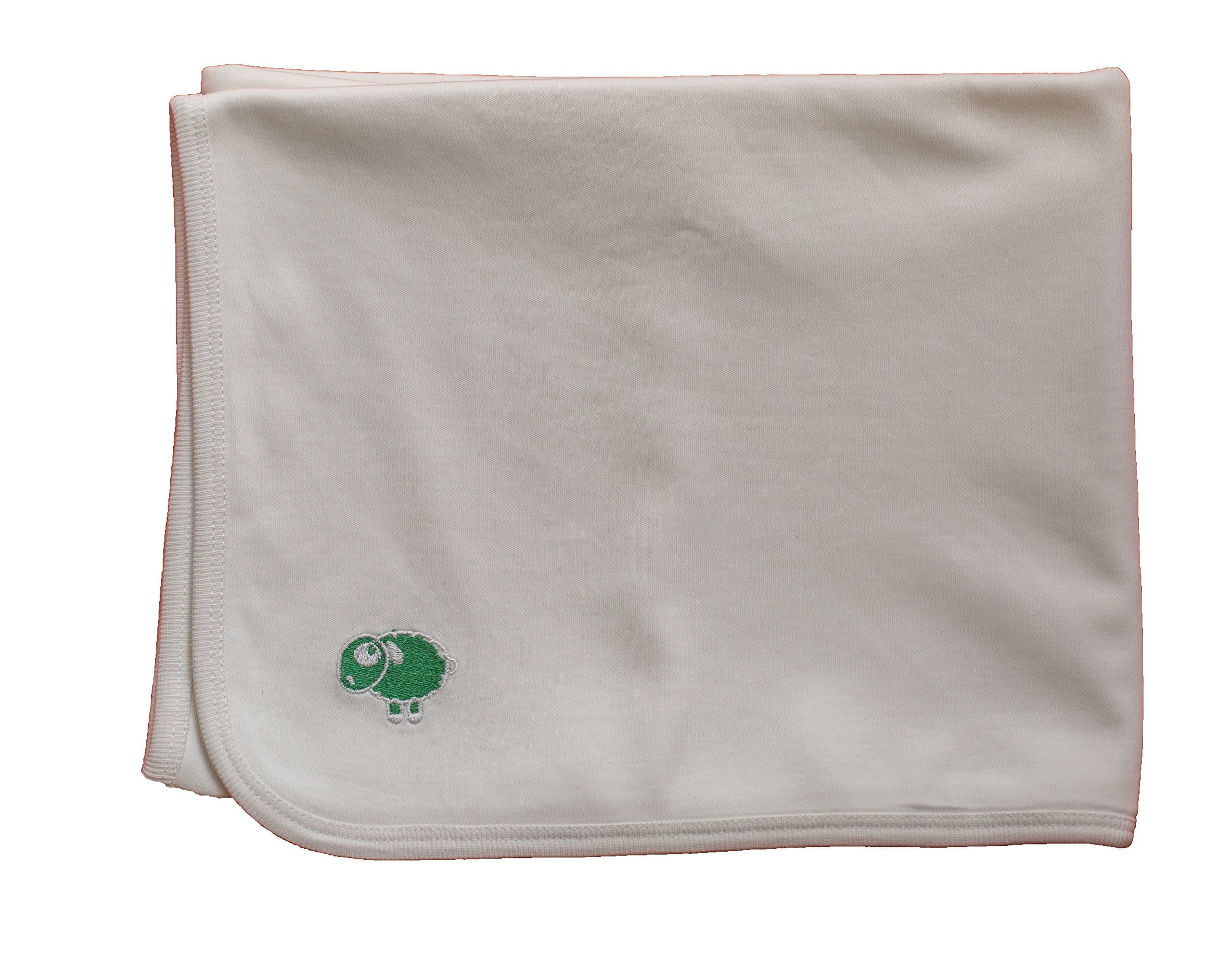Receiving Baby Blankets White Keep the Baby Warm, Gots Certified 100%organic Cotton