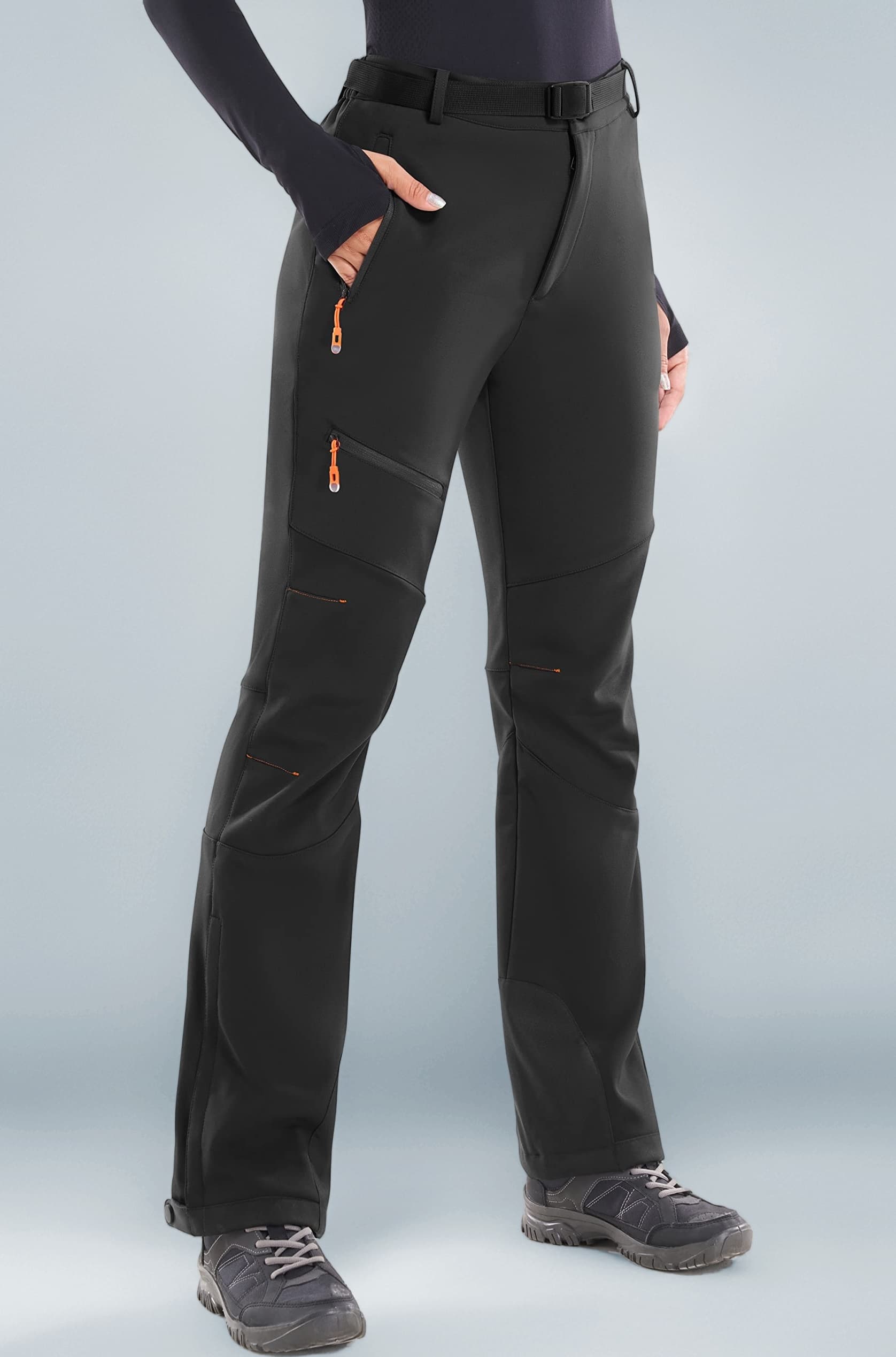 Women’s Snow Pants Waterproof Ski Pants for Women Snowboard Pants Women’s Hiking Pants Fleece Cargo Pants